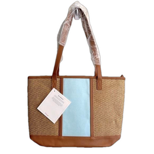 NWT❗️Thirty One Little Dreamer Diamond Straw Tote Purse Retail $60